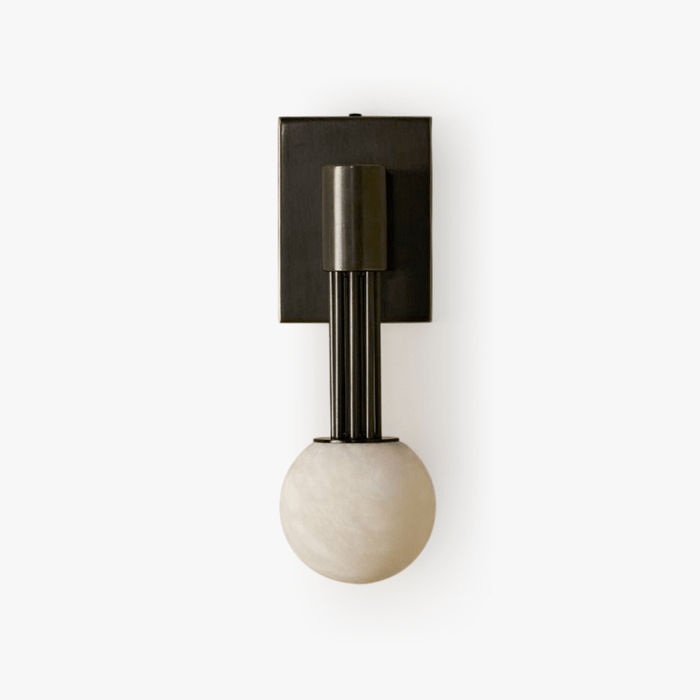Obra Alabaster Globe Wall Sconce Vakkerlight
