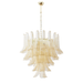 Glass Amber Lily Chandelier Vakkerlight