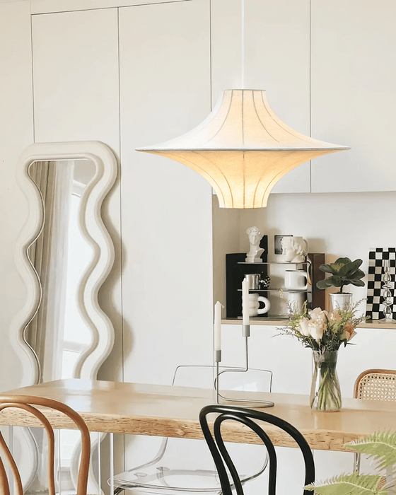 Caela Silk Pendant Lamp - Simprolos