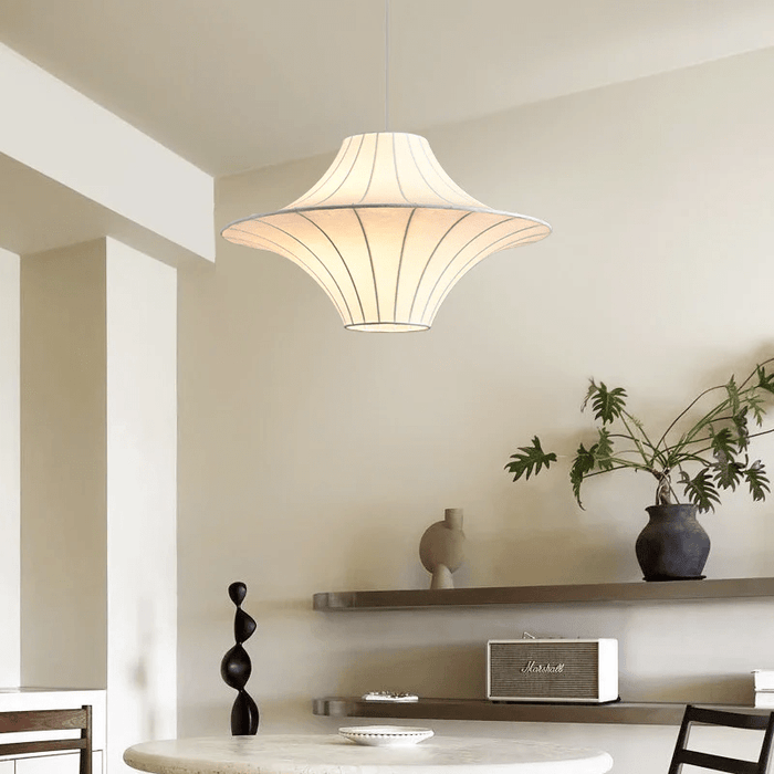 Caela Silk Pendant Lamp - Simprolos