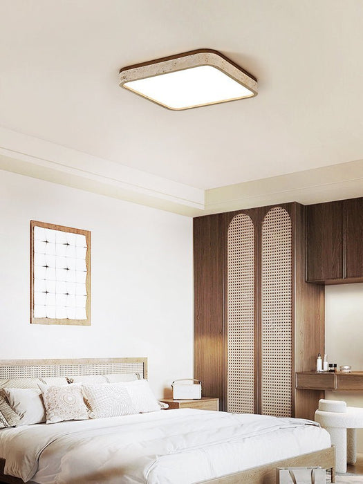 Calden Travertine Ceiling Lamp - Simprolos
