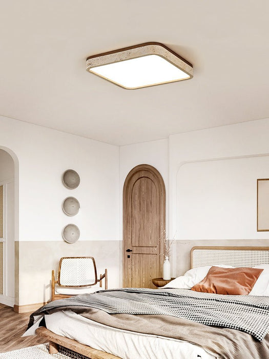 Calden Travertine Ceiling Lamp - Simprolos
