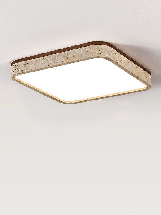 Calden Travertine Ceiling Lamp - Simprolos