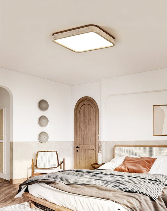 Calden Travertine Ceiling Lamp - Simprolos
