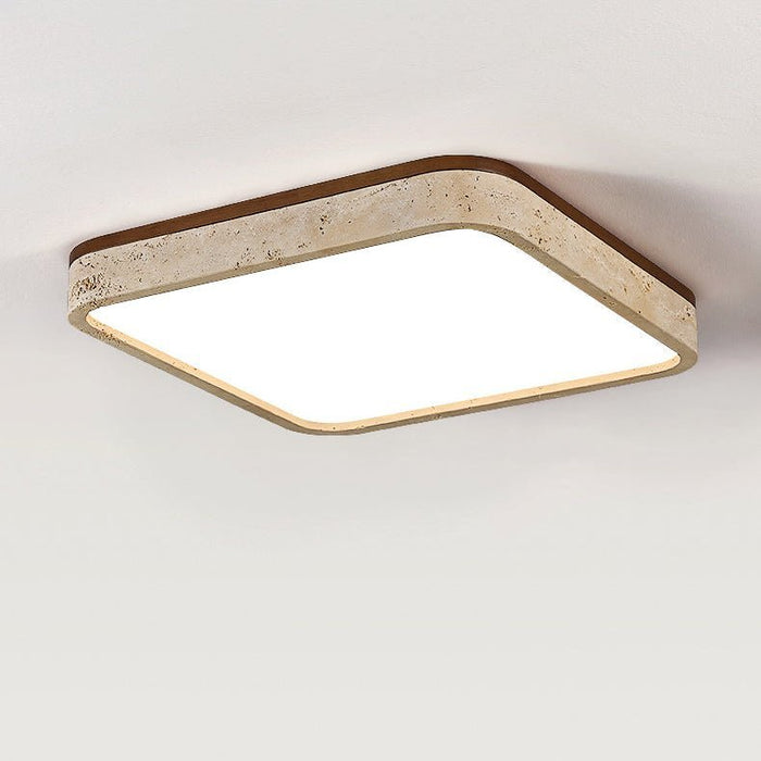Calden Travertine Ceiling Lamp - Simprolos