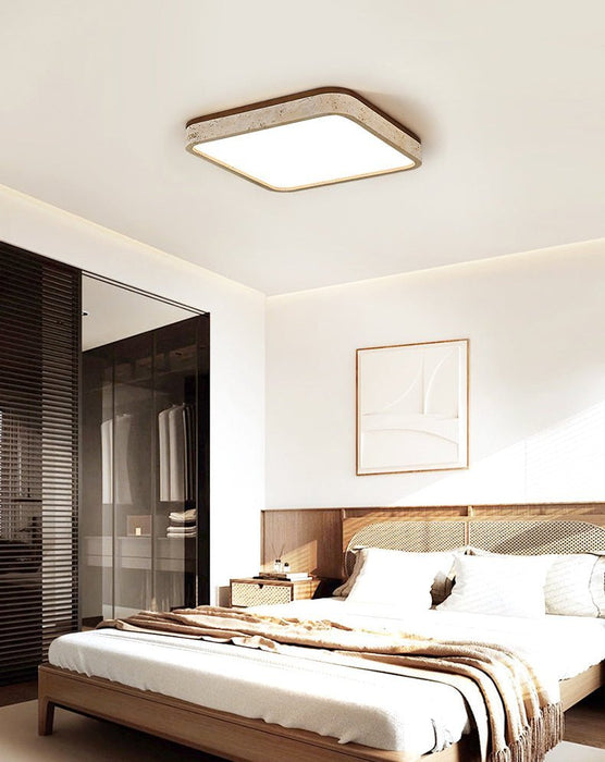 Calden Travertine Ceiling Lamp - Simprolos