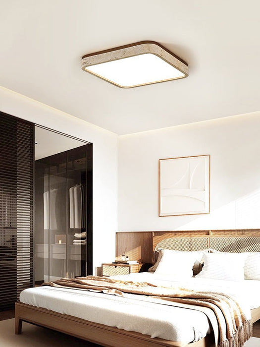 Calden Travertine Ceiling Lamp - Simprolos