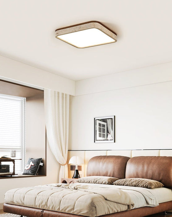 Calden Travertine Ceiling Lamp - Simprolos