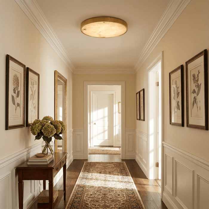 Calista Alabaster Ceiling Light - Simprolos