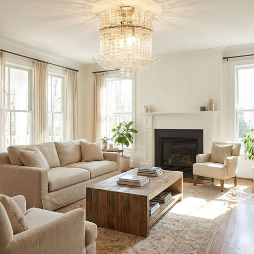 Calista Glass Ceiling Lamp - Simprolos
