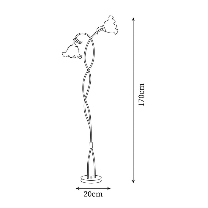 Calla Flowers Floor Lamp - Simprolos