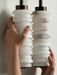 Calla Ribbed Alabaster Sconce - Simprolos