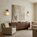 Calla Ribbed Alabaster Sconce - Simprolos