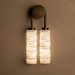 Calla Ribbed Alabaster Sconce - Simprolos