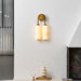 Calla Ribbed Alabaster Sconce - Simprolos
