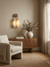 Calla Ribbed Alabaster Sconce - Simprolos