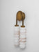 Calla Ribbed Alabaster Sconce - Simprolos