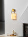 Calla Ribbed Alabaster Sconce - Simprolos