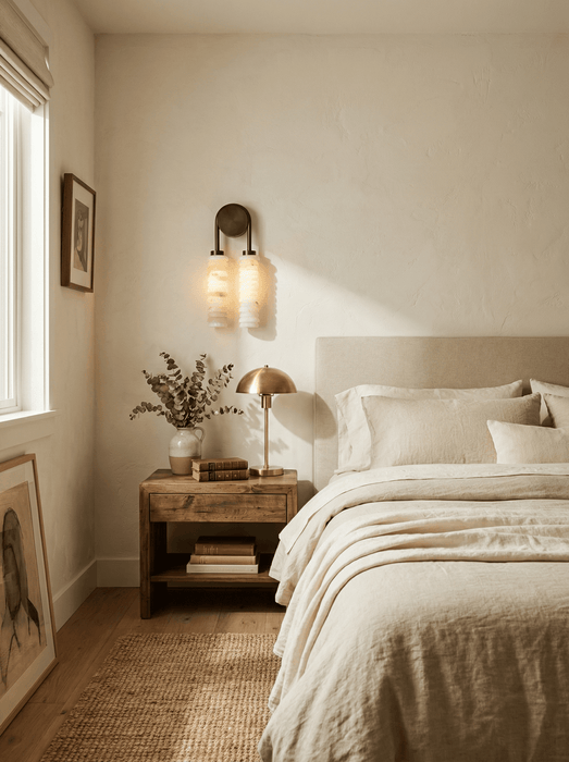 Calla Ribbed Alabaster Sconce - Simprolos