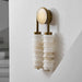 Calla Ribbed Alabaster Sconce - Simprolos