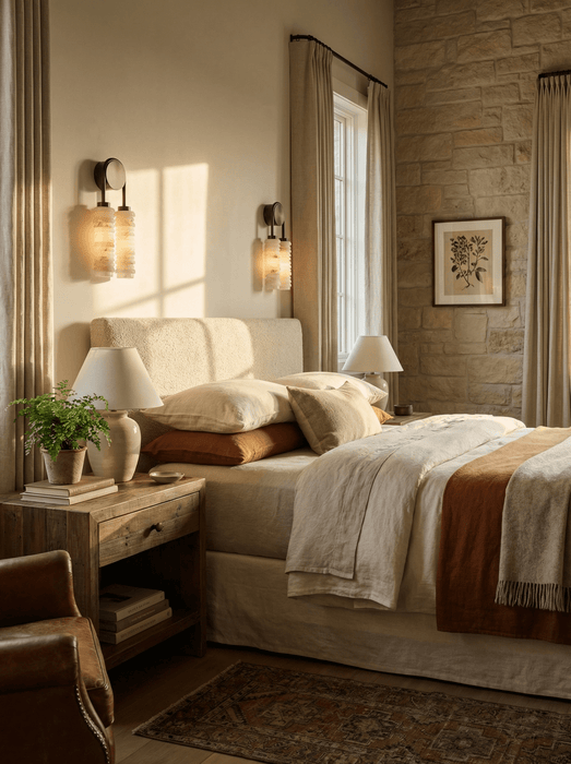 Calla Ribbed Alabaster Sconce - Simprolos