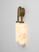 Calla Ribbed Alabaster Sconce - Simprolos