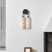 Calla Ribbed Alabaster Sconce - Simprolos