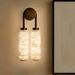 Calla Ribbed Alabaster Sconce - Simprolos