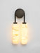 Calla Ribbed Alabaster Sconce - Simprolos