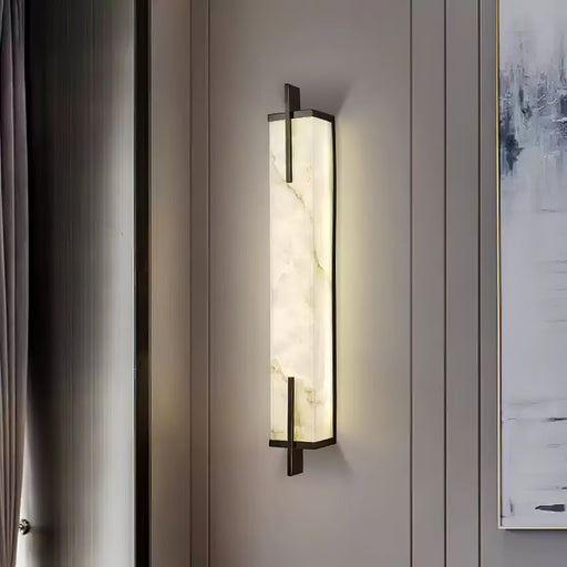 Calliope Alabaster Wall Sconce - Simprolos