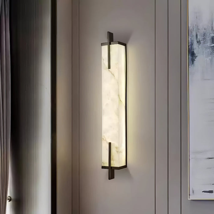 Calliope Alabaster Wall Sconce - Simprolos