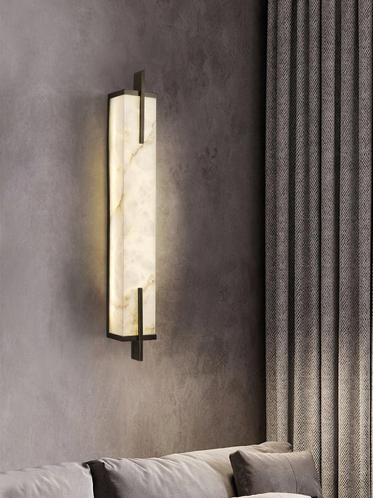 Calliope Alabaster Wall Sconce - Simprolos