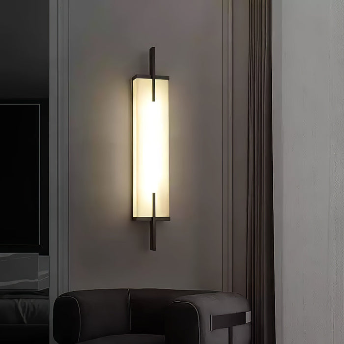 Calliope Alabaster Wall Sconce - Simprolos