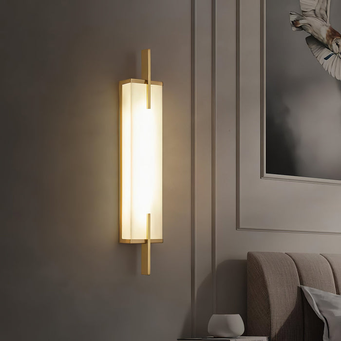 Calliope Alabaster Wall Sconce - Simprolos