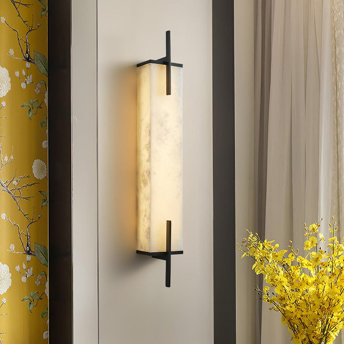 Calliope Alabaster Wall Sconce - Simprolos