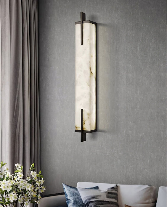Calliope Alabaster Wall Sconce - Simprolos