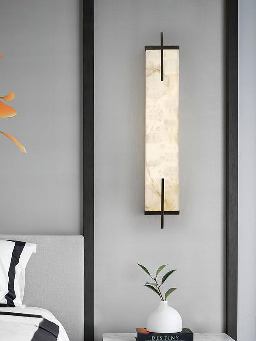 Calliope Alabaster Wall Sconce - Simprolos
