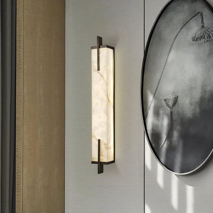 Calliope Alabaster Wall Sconce - Simprolos