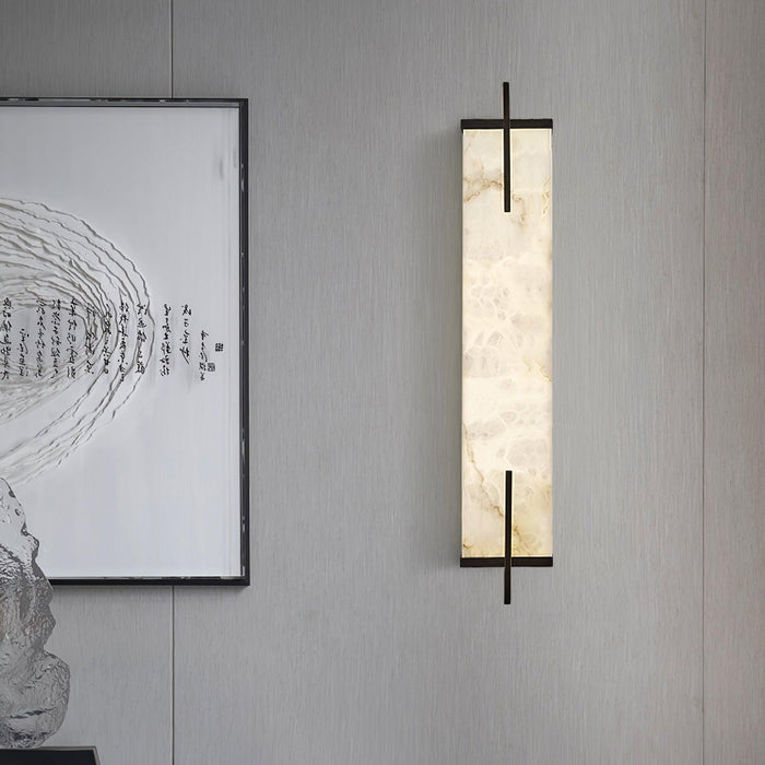 Calliope Alabaster Wall Sconce - Simprolos
