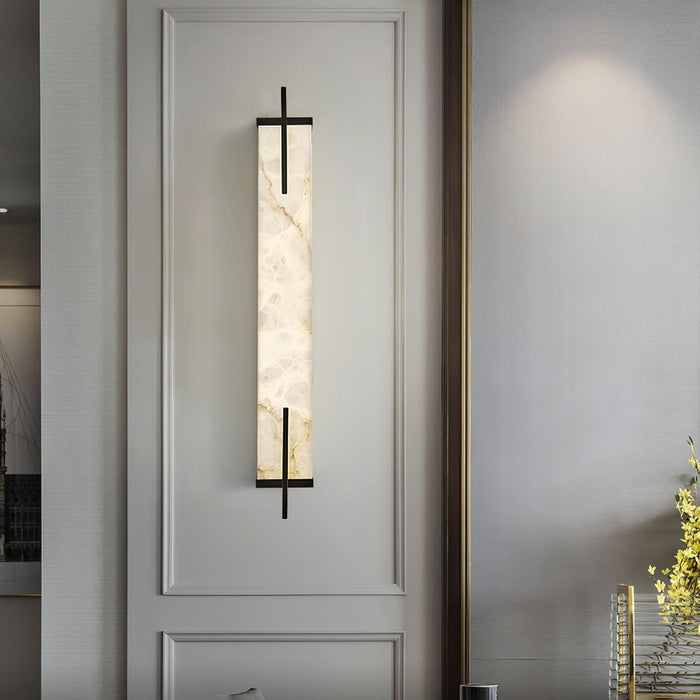 Calliope Alabaster Wall Sconce - Simprolos