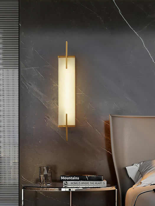 Calliope Alabaster Wall Sconce - Simprolos