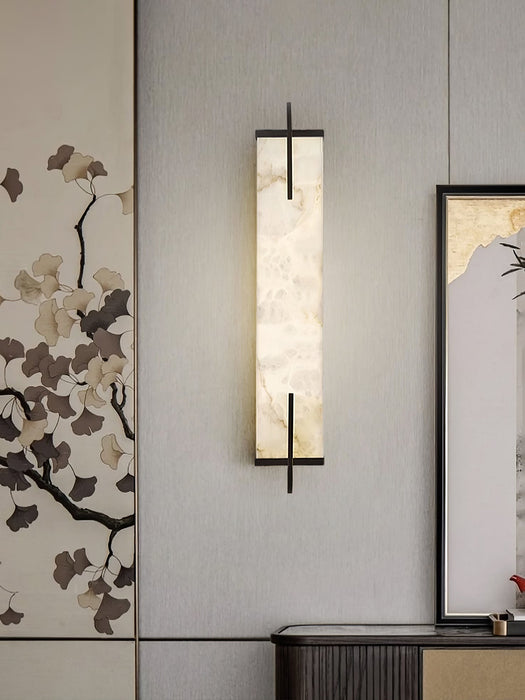 Calliope Alabaster Wall Sconce - Simprolos