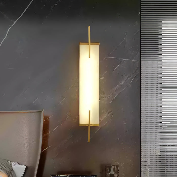 Calliope Alabaster Wall Sconce - Simprolos
