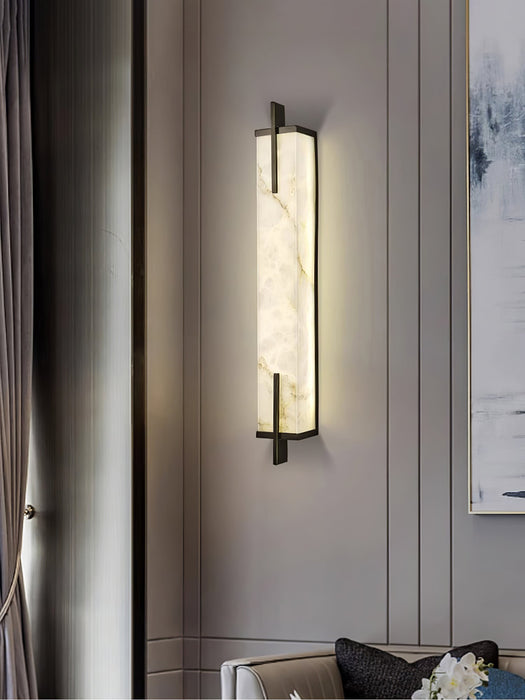 Calliope Alabaster Wall Sconce - Simprolos