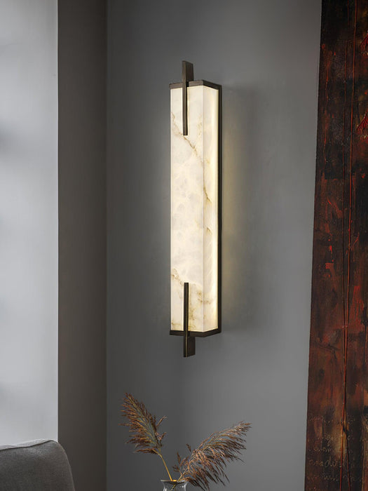 Calliope Alabaster Wall Sconce - Simprolos