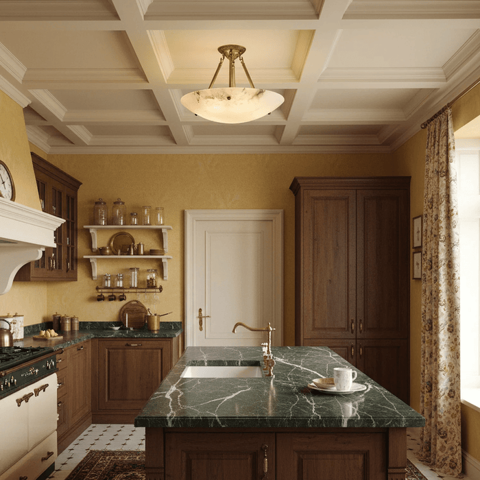 Calyra Alabaster Ceiling Light - Simprolos