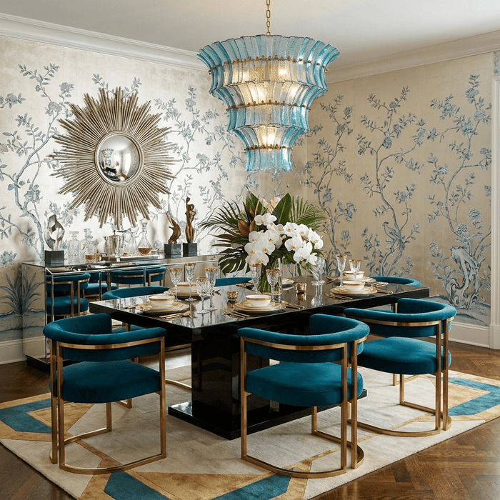 Calyra Tiered Glass Chandelier - Simprolos