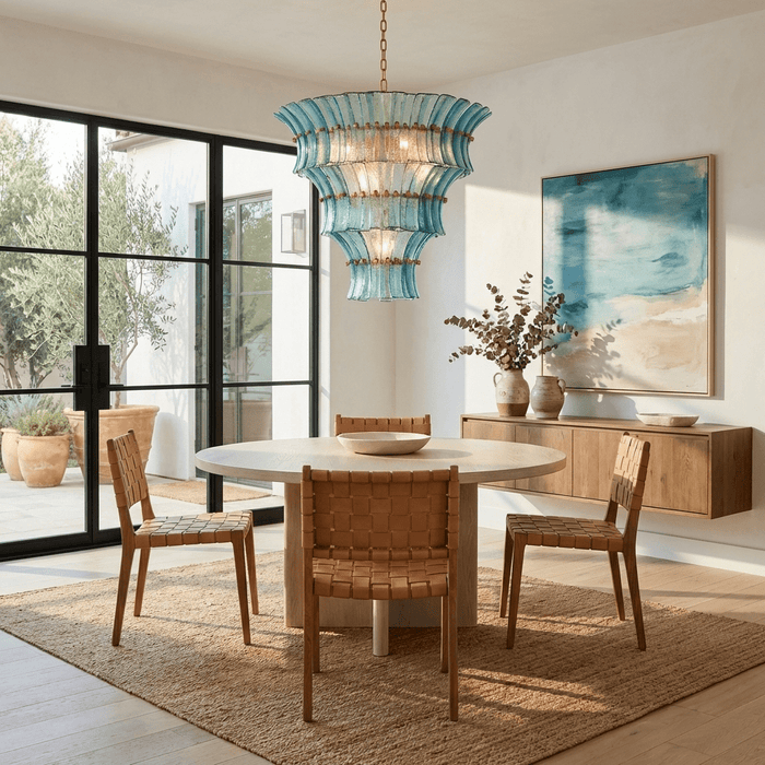 Calyra Tiered Glass Chandelier - Simprolos