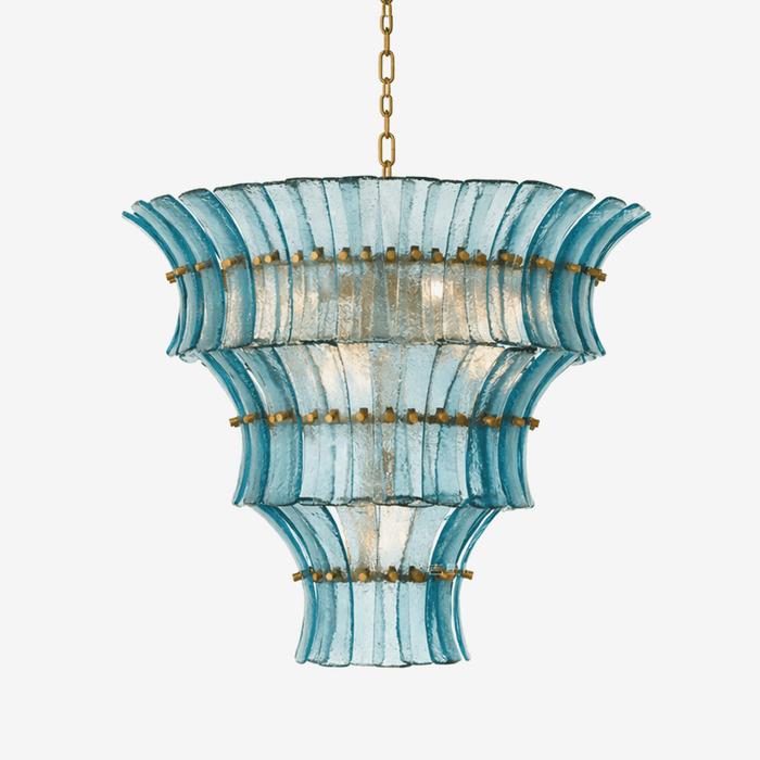 Calyra Tiered Glass Chandelier - Simprolos