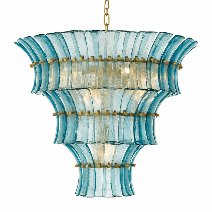 Calyra Tiered Glass Chandelier - Simprolos
